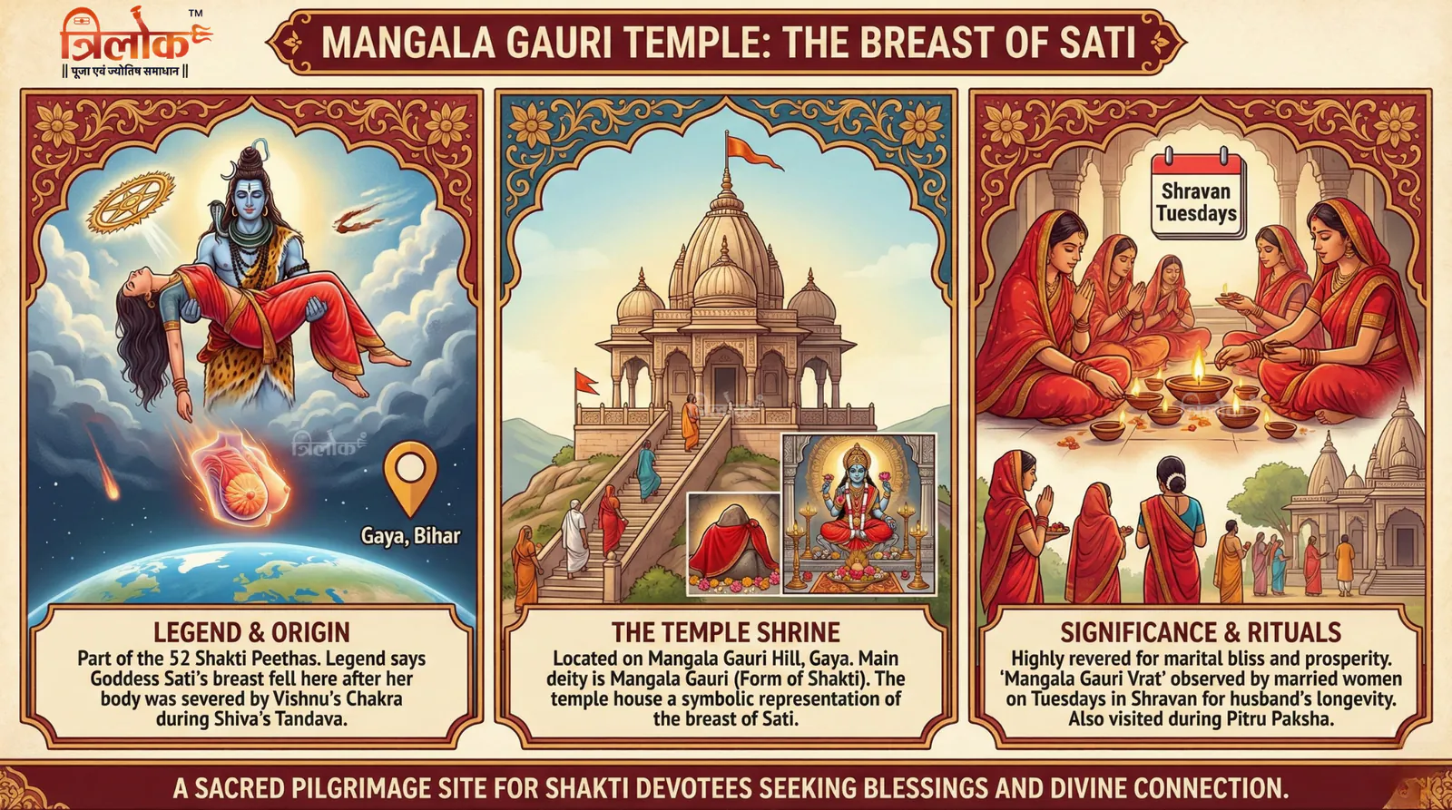 Mangala Gauri Temple: The Breast of Sati
